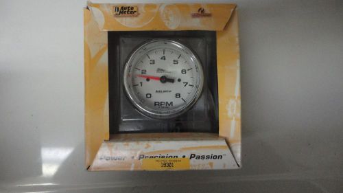 New- autometer pro-cycle 19301 3 3/8&#034; tachometer tach motorcycle 87mm