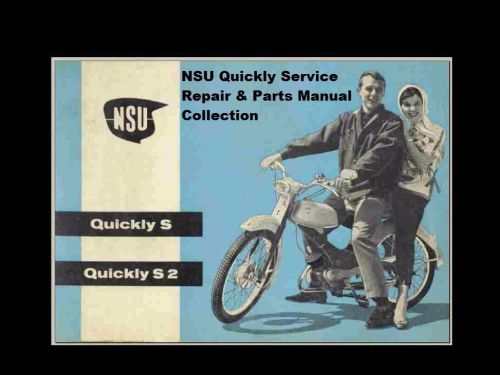 Nsu quickly service repair &amp; part manuals -410pg nsl tt max normal special luxe