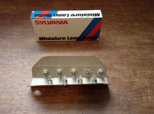 Vintage sylvania no. 381 miniatures light lamp 353070 nos nib bulbs car truck