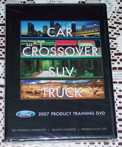 2007 ford mustang focus fusion explorer escape f150 literature brochure dvd!