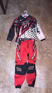 Youth boys motocross set with pants and jersey