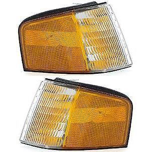 New set of 2 corner lights parking side marker lamps left &amp; right lh rh pair