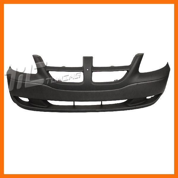 01-04 dodge caravan base/se unpainted primered front bumper cover