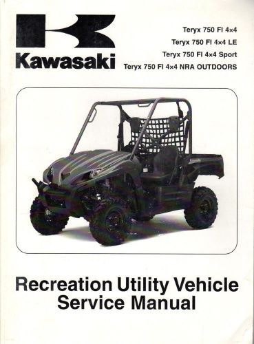 2009 kawasaki recreation utility vehicle teryx p/n 99924-1424-01 service (608)