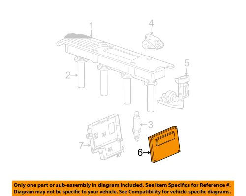 Saturn gm oem 05-07 ion-ecm 12599726