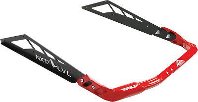 Skinz nxt lvl bumper flat black/red rear nxprb200-fbk/rd