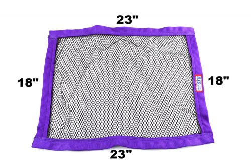 Rjs racing purple &amp; black mesh window net 23&#034; x 18&#034;