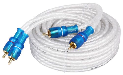 Rockville mrca25 25 foot twisted pair marine rca cable 100% copper, split pin