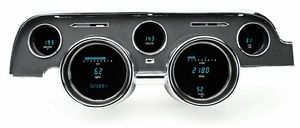 Dakota digital dash 68 ford mustang 6 gauge cluster w/camera case bezel vfd3-68m