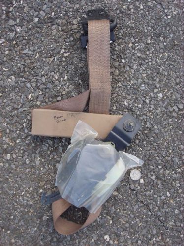 Ford escort front seatbelt seat belt retractor oem tan sport back retracter