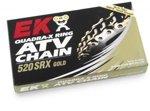 Ek chain 701-520srx-114 520 srx quadra x-ring motorcycle raw chain 114 links new