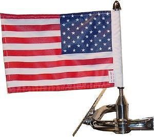 Pro pad sport rack square mount/6&#034;x9&#034; usa flag rfm-sq