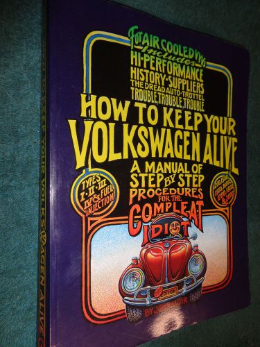 1969-1979 volkswagen beetle repair book / idiot&#039;s guide book 70  71 72 73 77 78+