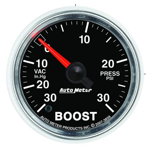 Auto meter 3859 gs; electric boost/vacuum gauge