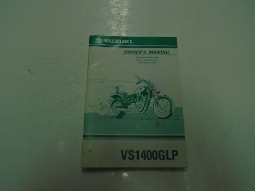 1999 suzuki vs1400glp owners manual worn minor stains factory oem dealership ***