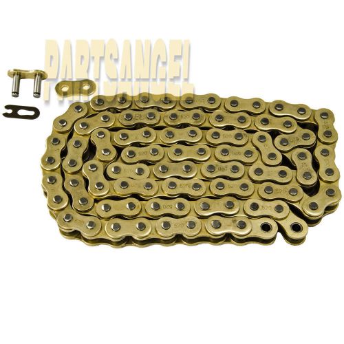 520 gold chain 112 links 520x112 2003-2006 kawasaki ksf400 kfx400 2004 2005