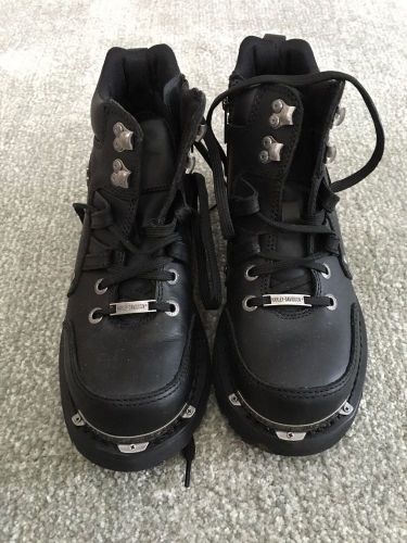 Women&#039;s harley davidson motorcycle boots - size 8