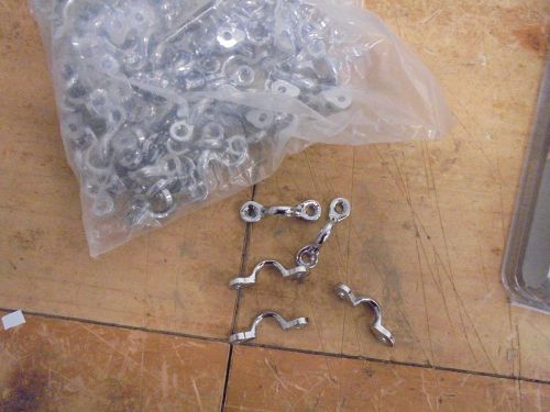 Perko small metal chrome loops 25ct per bag