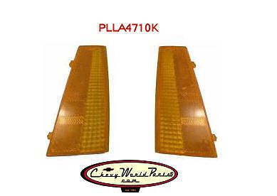 80-81 malibu el camino front marker lamp assembly pair