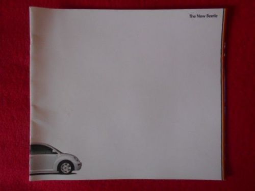 1999 volkswagen the new beetle original deluxe dealer sales brochure