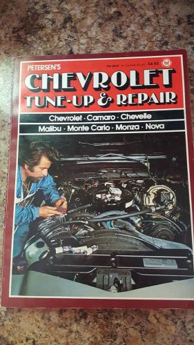 Petersen&#039;s chevrolet tune-up &amp; repair guide 1970&#039;s camaro chevelle malibu vguc