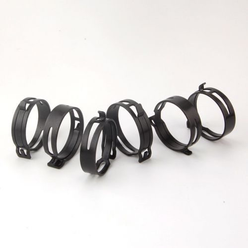 10x diameter=40mm 1-23/40&#034; 1.575&#034; spring clip action fuel hose line clamps