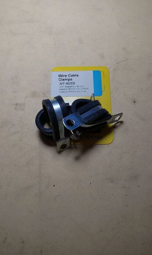 Cable clamps - 3/4&#034;, insulated, 5pcs