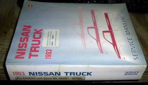 1993 nissan truck factory shop service repair manual 2wd 4wd certain serial #s