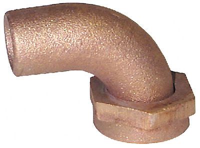 Groco tpc750 3/4 90 deg. bronze tail piece