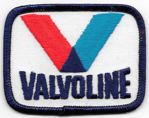 Valvoline racing patch from the 80s 3 inches long size new iron on embroidered