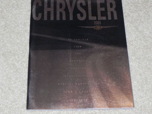 2001 chrysler full line sales brochure nos from dodge dealer