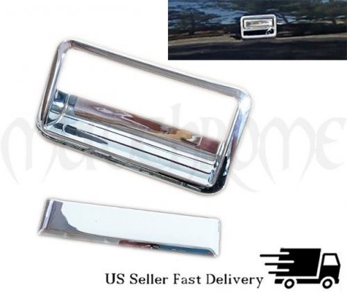 Chrome tailgate covers for 88-98 gmc/chevy c10 *no keyholes*