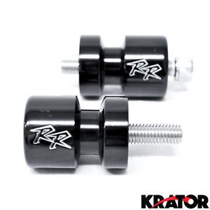 Custom black new swingarm spools sliders bobbins for honda cbr 600 954 1000 rr