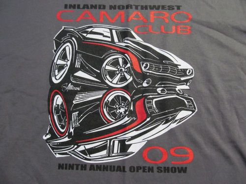 Inland northwest camaro club t shirt gray sz xl 2009 euc