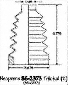 Empi 86-2373d cv boot kit