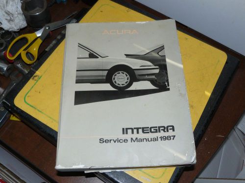 1987 acura integra service shop manual | oem repair book |free ship usa