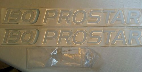 Mastercraft prostar 190 gel bubble emblem decal pair (2) genuine oem  last pair