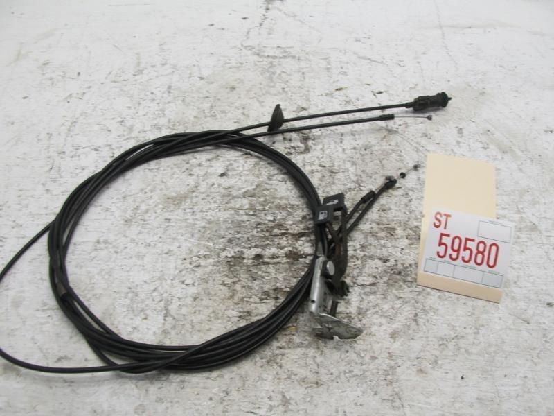 1999 saturn sc2 3dr fuel door trunk lid opener lever cable line oem 18782