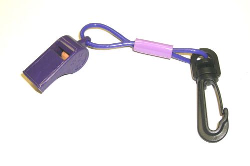 Jetski seadoo waverunner jet boat mercury marine whistle with clip purple