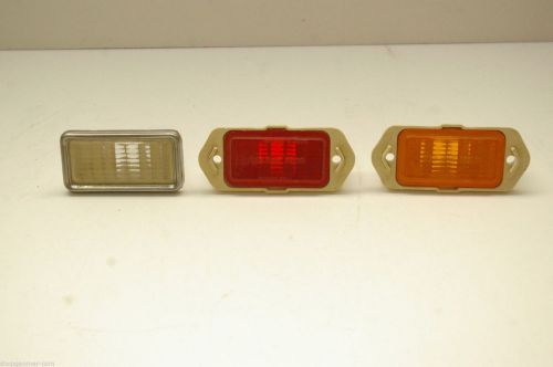 Lot of 3 chevy side marker lamp assemblies~5960376, 5960385 and 5960489