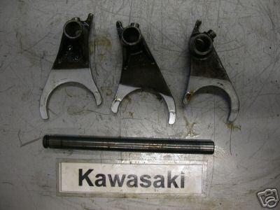 1986 kawasaki zg1000 zg 1000 transmission shift forks