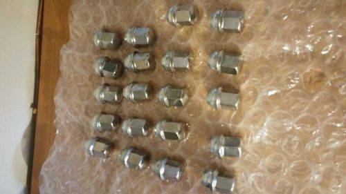 20 dodge charger challenger magnum 300 factory oem chrysler lug nuts chrome