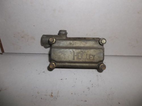 Holley carburetor secondary fuel bowl model 4160 side hung float