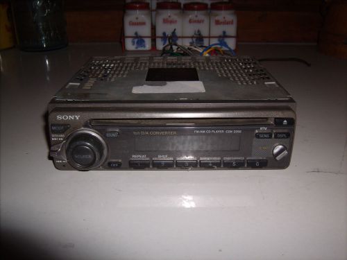 Sony cdx-2250 car stereo &amp; wire harness,  good clean condition make offer