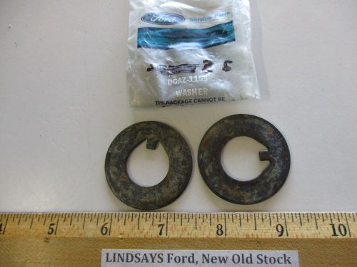 2 pcs ford 1970/1989 mustang washer (front wheel outer bearing retainer) nos