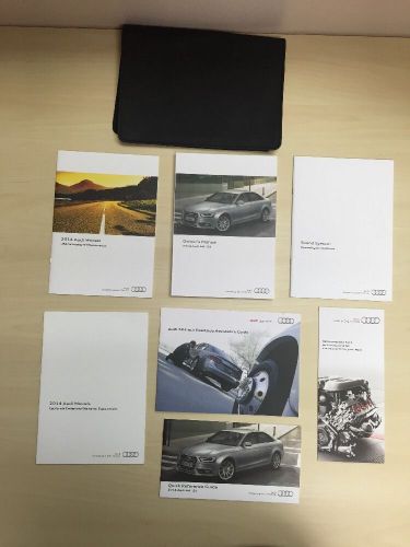 Audi a4/s4 2014 owners manual  + case oem