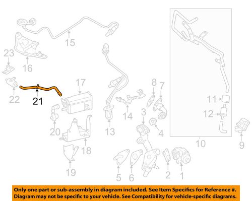 Mitsubishi oem 11-15 outlander sport 2.0l emission-hose &amp; tube assembly 1744a081