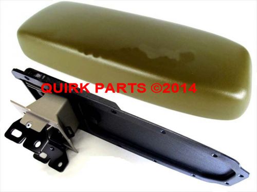 2003-2005 ford explorer sport trac medium pebble tan arm rest pad &amp; hinge oe new