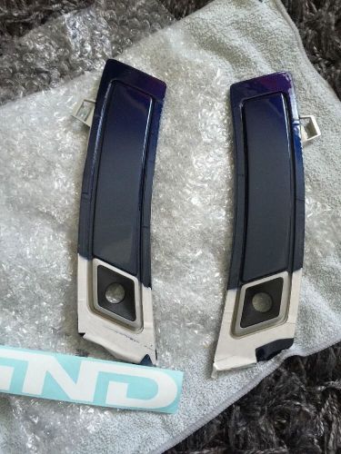 Bmw e70 x5 genuine front bumper cover right and left reflector (blue) new set