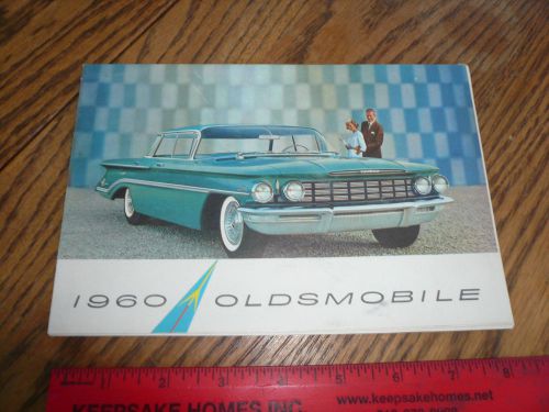 1960 oldsmobile sales brochure vintage 98 88 fiesta - foldout style